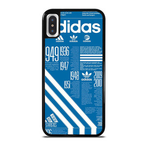 ADIDAS SHOES LOGO BLUE iPhone X / XS Case Cover