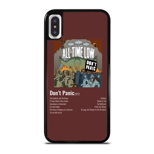 ALL TIME LOW DON'T PANIC 2012 iPhone X / XS Case Cover