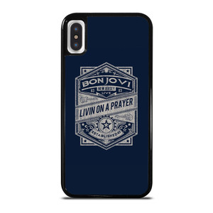 BON JOVI JOHN LIVIN ON A PRAYER iPhone X / XS Case Cover BON JOVI JOHN LIVIN ON A PRAYER iPhone X / XS Case Cover