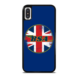 BSA MOTORCYCLE LOGO 1919 UNION JACK iPhone X / XS Case Cover