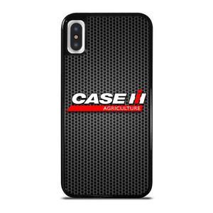 CASE IH LOGO AGRICULTURE ICON METAL iPhone X / XS Case Cover CASE IH LOGO AGRICULTURE ICON METAL iPhone X / XS Case Cover