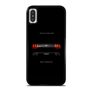 FORD MUSTANG CAR BACKLIGHT iPhone X / XS Case Cover