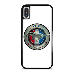 FORD MUSTANG LOGO CIRCLE iPhone X / XS Case Cover FORD MUSTANG LOGO CIRCLE iPhone X / XS Case Cover