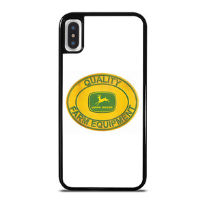JOHN DEERE TRACTOR LOGO FARM EQUIPMENT iPhone X / XS Case Cover JOHN DEERE TRACTOR LOGO FARM EQUIPMENT iPhone X / XS Case Cover