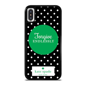 KATE SPADE NEW YORK FORGIVE ENDLESSLY iPhone X / XS Case Cover KATE SPADE NEW YORK FORGIVE ENDLESSLY iPhone X / XS Case Cover