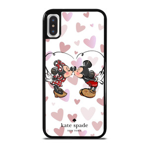 KATE SPADE NEW YORK LOGO MICKEY MINNEY MOUSE DISNEY KISS iPhone X / XS Case Cover KATE SPADE NEW YORK LOGO MICKEY MINNEY MOUSE DISNEY KISS iPhone X / XS Case Cover