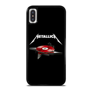 METALLICA BAND LOGO TURNTABLE iPhone X / XS Case Cover