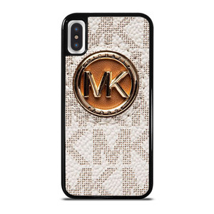 MICHAEL KORS LOGO MK WHITE iPhone X / XS Case Cover MICHAEL KORS LOGO MK WHITE iPhone X / XS Case Cover