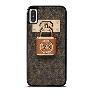 MICHAEL KORS MK LOGO PADLOCK iPhone X / XS Case Cover