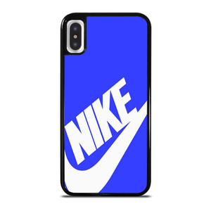 NIKE LOGO BLUE iPhone X / XS Case Cover