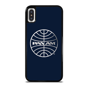 PAN AM LOGO AIRLINE AMERICAN AIRWAYS iPhone X / XS Case Cover