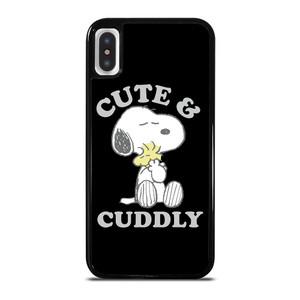 SNOOPY THE PEANUTS CUTE AND CUDDLY iPhone X / XS Case Cover SNOOPY THE PEANUTS CUTE AND CUDDLY iPhone X / XS Case Cover
