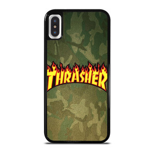 THRASHER CAMO SKATEBOARD MAGAZINE iPhone X / XS Case Cover