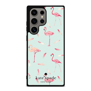 KATE SPADE NEW YORK LOGO FLAMINGOS Samsung Galaxy S24 Ultra Case Cover