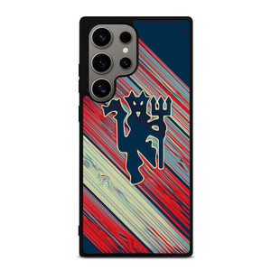 RED DEVILS MANCHESTER UNITED FC FOOTBALL CLUB LOGO Samsung Galaxy S24 Ultra Case Cover