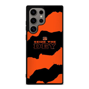 SEIZE THE DEY CINCINNATI BENGALS LOGO FOOTBALL TEAM Samsung Galaxy S24 Ultra Case Cover