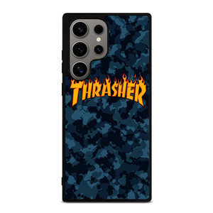 THRASHER SKATEBOARD CAMO BLUE Samsung Galaxy S24 Ultra Case Cover THRASHER SKATEBOARD CAMO BLUE Samsung Galaxy S24 Ultra Case Cover