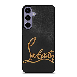 CHRISTIAN LOUBOUTIN LOGO LEATHER Samsung Galaxy S24 Plus Case Cover