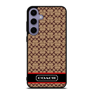 COACH NEW YORK BROWNLOGO PATTERN Samsung Galaxy S24 Plus Case Cover COACH NEW YORK BROWNLOGO PATTERN Samsung Galaxy S24 Plus Case Cover