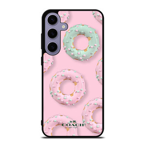 COACH NEW YORK LOGO DONUTS ICON Samsung Galaxy S24 Plus Case Cover