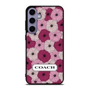 COACH NEW YORK LOGO PURPLE FLOWER Samsung Galaxy S24 Plus Case Cover COACH NEW YORK LOGO PURPLE FLOWER Samsung Galaxy S24 Plus Case Cover
