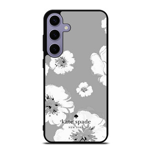 KATE SPADE NEW YORK LOGO FLORAL GRAY Samsung Galaxy S24 Plus Case Cover
