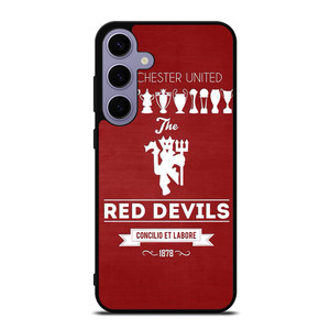 MANCHESTER UNITED FC LOGO FOOTBALL RED DEVILS Samsung Galaxy S24 Plus Case Cover