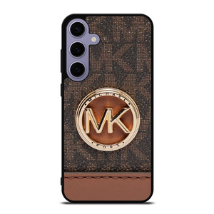 MICHAEL KORS LOGO MK WALLET BROWN Samsung Galaxy S24 Plus Case Cover