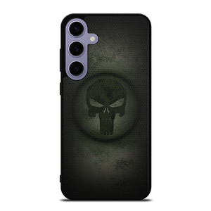 PUNISHER LOGO METAL CARBON Samsung Galaxy S24 Plus Case Cover PUNISHER LOGO METAL CARBON Samsung Galaxy S24 Plus Case Cover