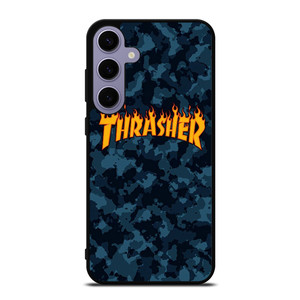 THRASHER SKATEBOARD CAMO BLUE Samsung Galaxy S24 Plus Case Cover THRASHER SKATEBOARD CAMO BLUE Samsung Galaxy S24 Plus Case Cover