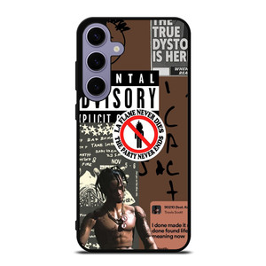 TRAVIS SCOTT RAPPER PARENTAL ADVISORY Samsung Galaxy S24 Plus Case Cover
