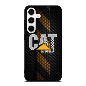 CATERPILLAR TRACTOR LOGO YELLOW METAL TRIPE Samsung Galaxy S24 Case Cover CATERPILLAR TRACTOR LOGO YELLOW METAL TRIPE Samsung Galaxy S24 Case Cover