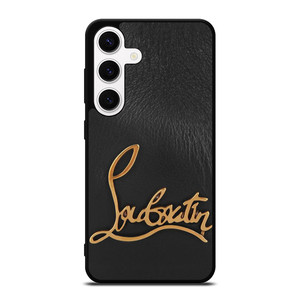 CHRISTIAN LOUBOUTIN LOGO LEATHER Samsung Galaxy S24 Case Cover