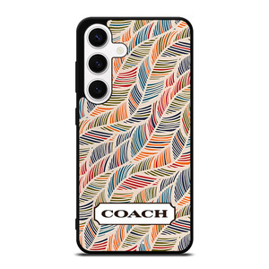 COACH NEW YORK LOGO MONOGRAM SEAMLESS PATTERN Samsung Galaxy S24 Case Cover