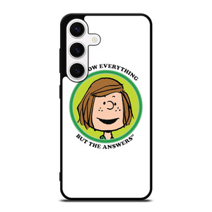 PEPPERMINT PATTY THE PEANUTS Samsung Galaxy S24 Case Cover PEPPERMINT PATTY THE PEANUTS Samsung Galaxy S24 Case Cover