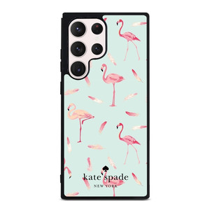 KATE SPADE NEW YORK LOGO FLAMINGOS Samsung Galaxy S23 Ultra Case Cover