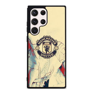 RED DEVILS MANCHESTER UNITED FC LOGO Samsung Galaxy S23 Ultra Case Cover
