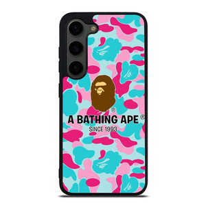 BAPE A BATHING APE CAMO Samsung Galaxy S23 Plus Case Cover