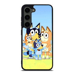 BLUEY CHARACTERS CARTOON Samsung Galaxy S23 Plus Case Cover