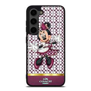 COACH NEW YORK LOGO MINNIE MOUSE DISNEY Samsung Galaxy S23 Plus Case Cover