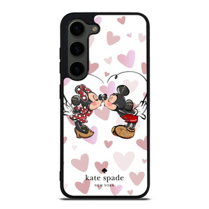KATE SPADE NEW YORK LOGO MICKEY MINNEY MOUSE DISNEY KISS Samsung Galaxy S23 Plus Case Cover