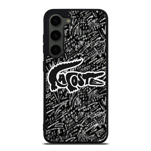 LACOSTE LOGO BLACK AND WHITE Samsung Galaxy S23 Plus Case Cover