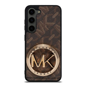 MICHAEL KORS LOGO MK BROWN WALLET Samsung Galaxy S23 Plus Case Cover MICHAEL KORS LOGO MK BROWN WALLET Samsung Galaxy S23 Plus Case Cover