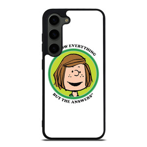 PEPPERMINT PATTY THE PEANUTS Samsung Galaxy S23 Plus Case Cover PEPPERMINT PATTY THE PEANUTS Samsung Galaxy S23 Plus Case Cover