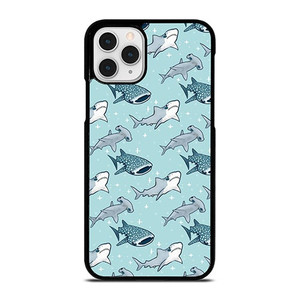 CUTE SHARK PATTERN iPhone 11 Pro Case Cover