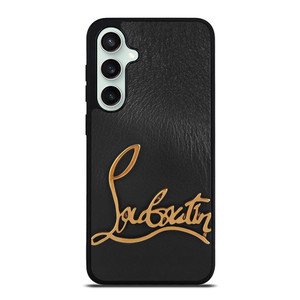 CHRISTIAN LOUBOUTIN LOGO LEATHER Samsung Galaxy S23 FE Case Cover