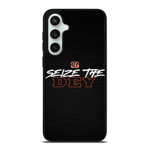CINCINNATI BENGALS LOGO FOOTBALL TEAM SEIZE THE DEY Samsung Galaxy S23 FE Case Cover