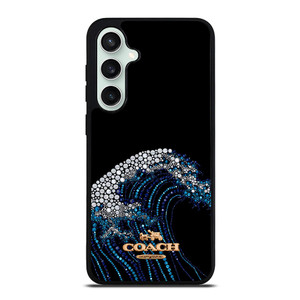 COACH NEW YORK LOGO DIAMOND WAVE Samsung Galaxy S23 FE Case Cover