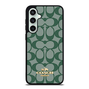 COACH NEW YORK LOGO GREEN ICONS Samsung Galaxy S23 FE Case Cover