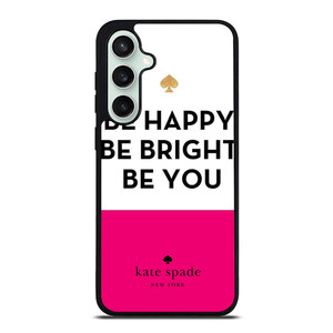 KATE SPADE NEW YORK BE HAPPY Samsung Galaxy S23 FE Case Cover KATE SPADE NEW YORK BE HAPPY Samsung Galaxy S23 FE Case Cover